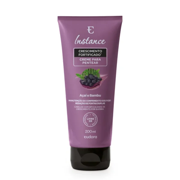 Instance Creme de Pentear Açaí e Bambu 200ml- Eudora