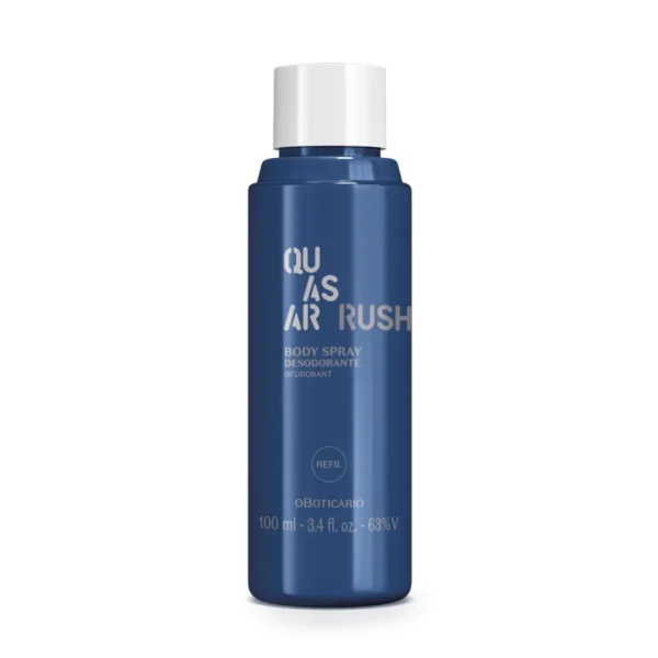 Quasar Rush Refil Body Spray 100ml - oBoticário