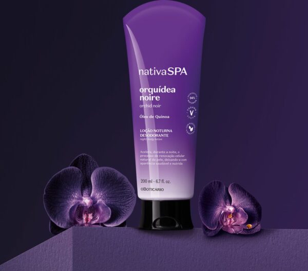 Nativa SPA Orquídea Noire Loção Noturna Desodorante Hidratante Corporal 200ml - oBoticário